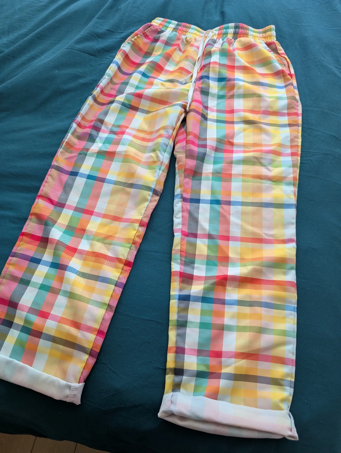 Colorful Plaid Pants
