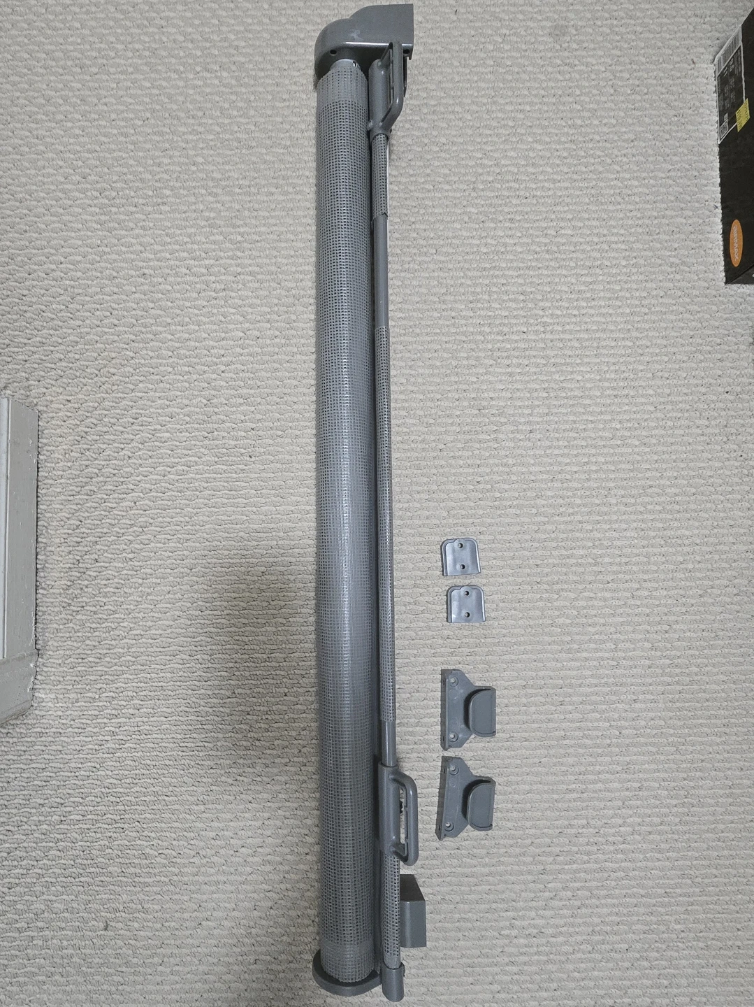 Retractable Baby Gate - Grey