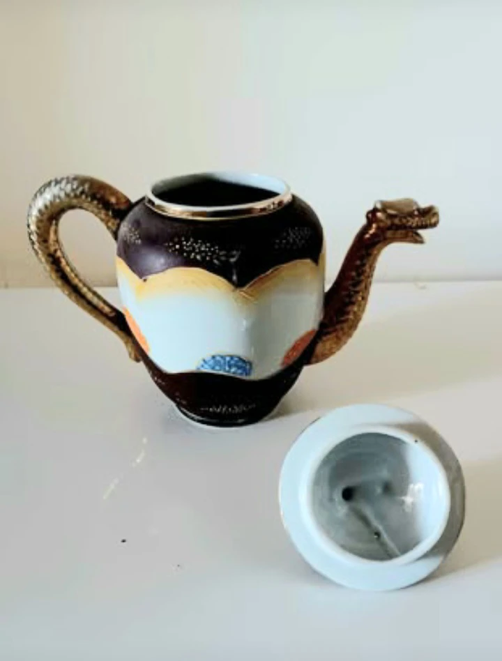 Vintage Dragon Spout Japanese Teapot - photo 2