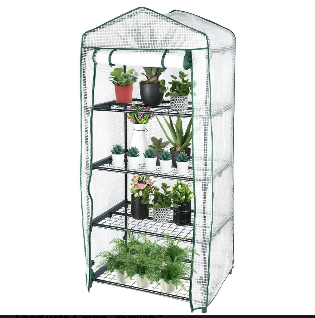 4 Tier Shelves Indoor/Outdoor Greenhouse $50
