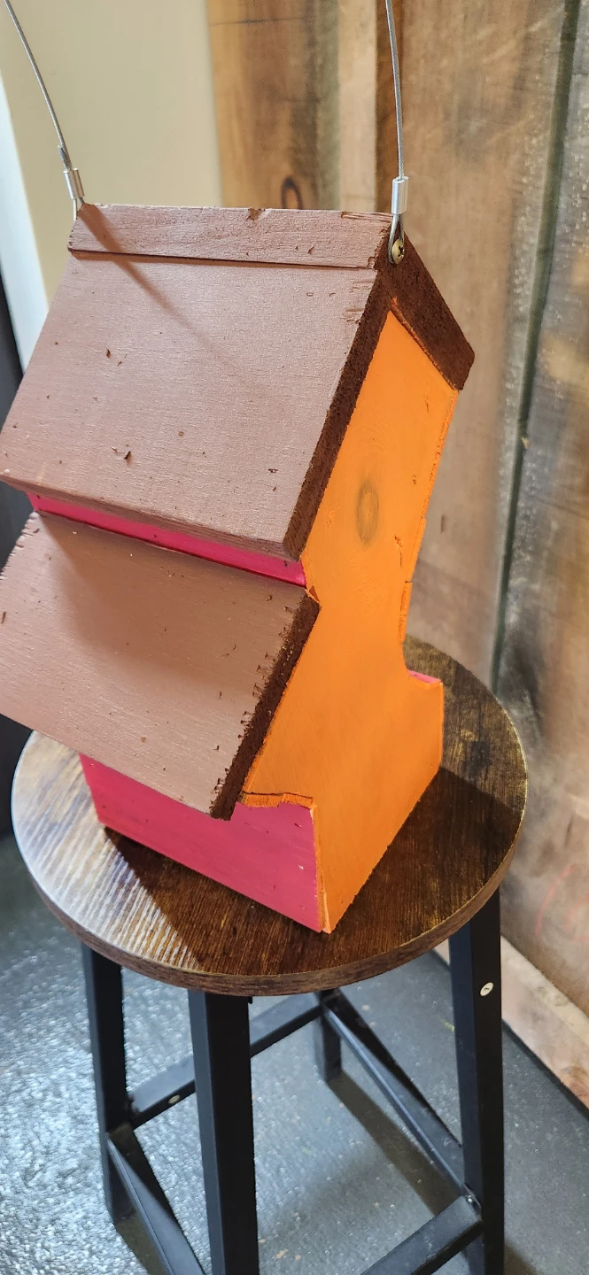 DR Seuss Handmade Wooden Birdhouse - photo 2