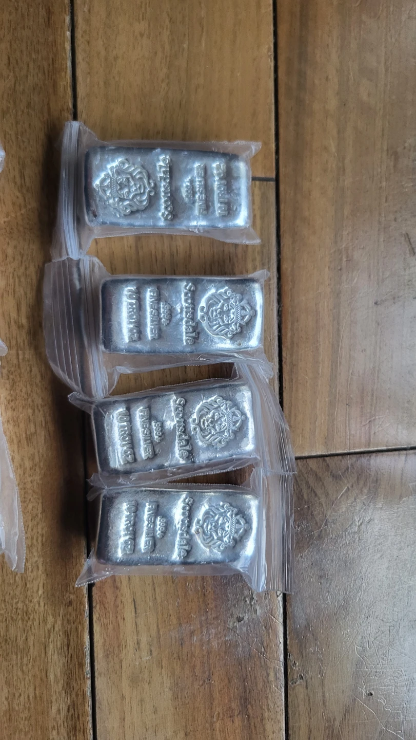 Scottsdale Silver 10 Troy oz Silver Bars