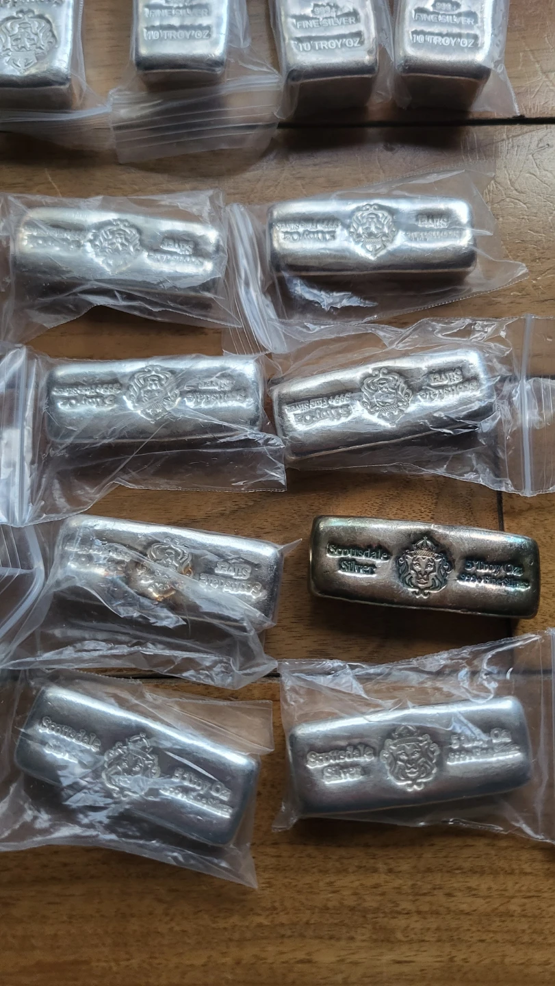 Scottsdale Silver 10 Troy oz Silver Bars - photo 2