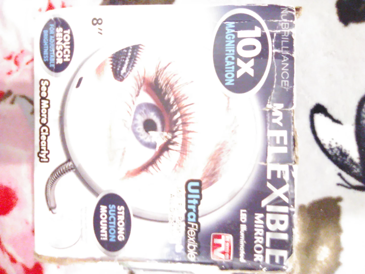 NuBrilliance My Flexible 8" Mirror - 10X Magnification