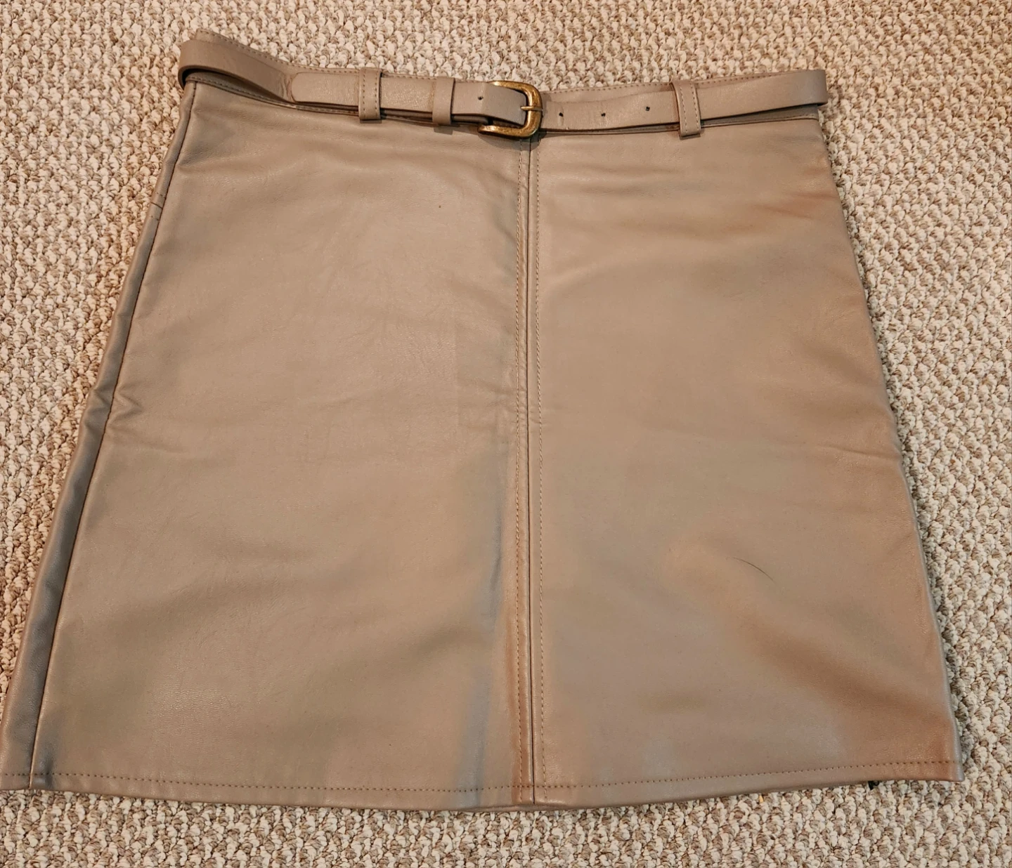 Two Faux Leather Mini Skirts - photo 2