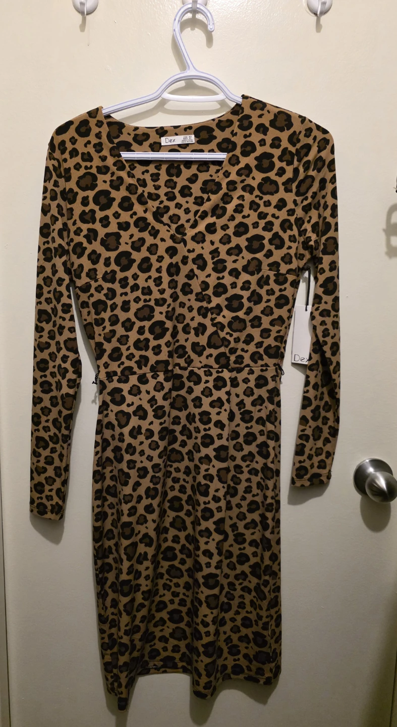 New Dex Leopard Print Dress