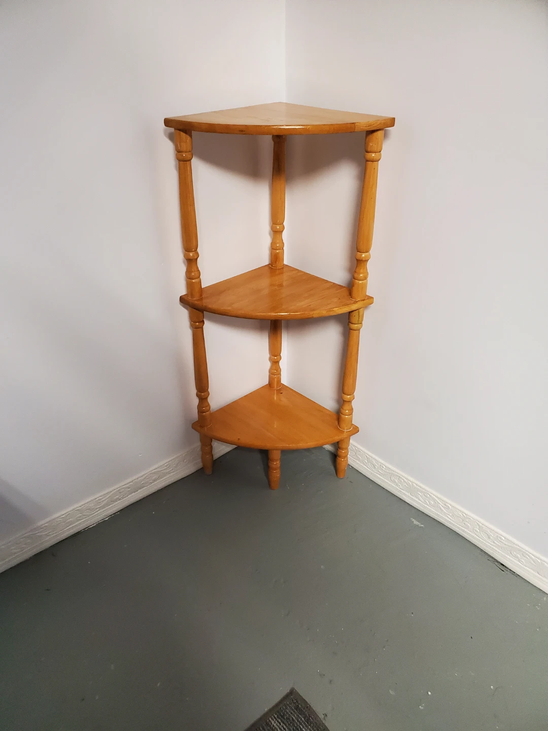 Wooden Corner Shelf - 3 Tier - photo 2
