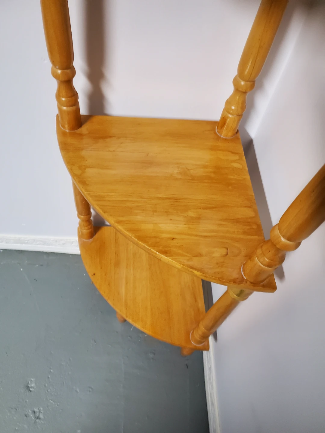 Wooden Corner Shelf - 3 Tier - photo 4