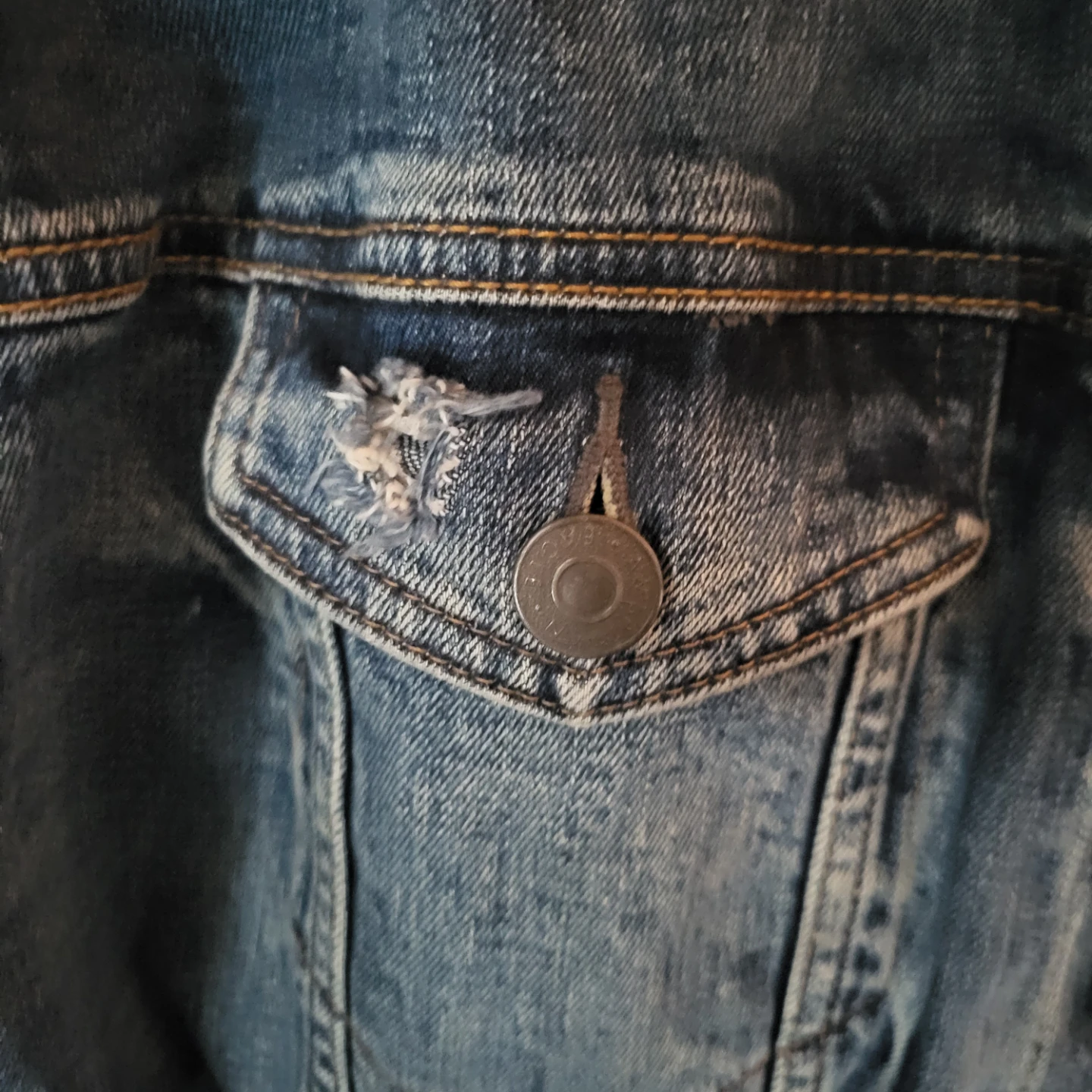 American Eagle Denim Sherpa Jacket - XL - photo 3