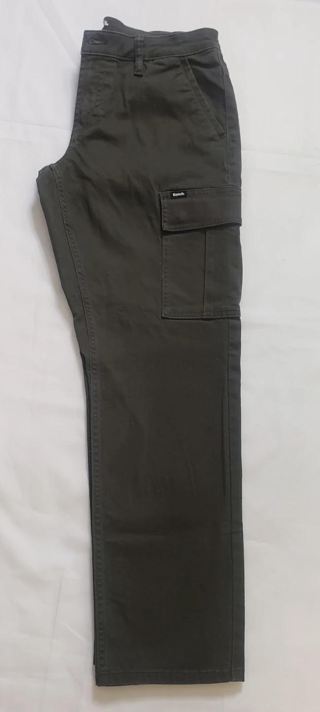 BrandNew Bench Cargo pants man's OliveGreen size32x30 - photo 4