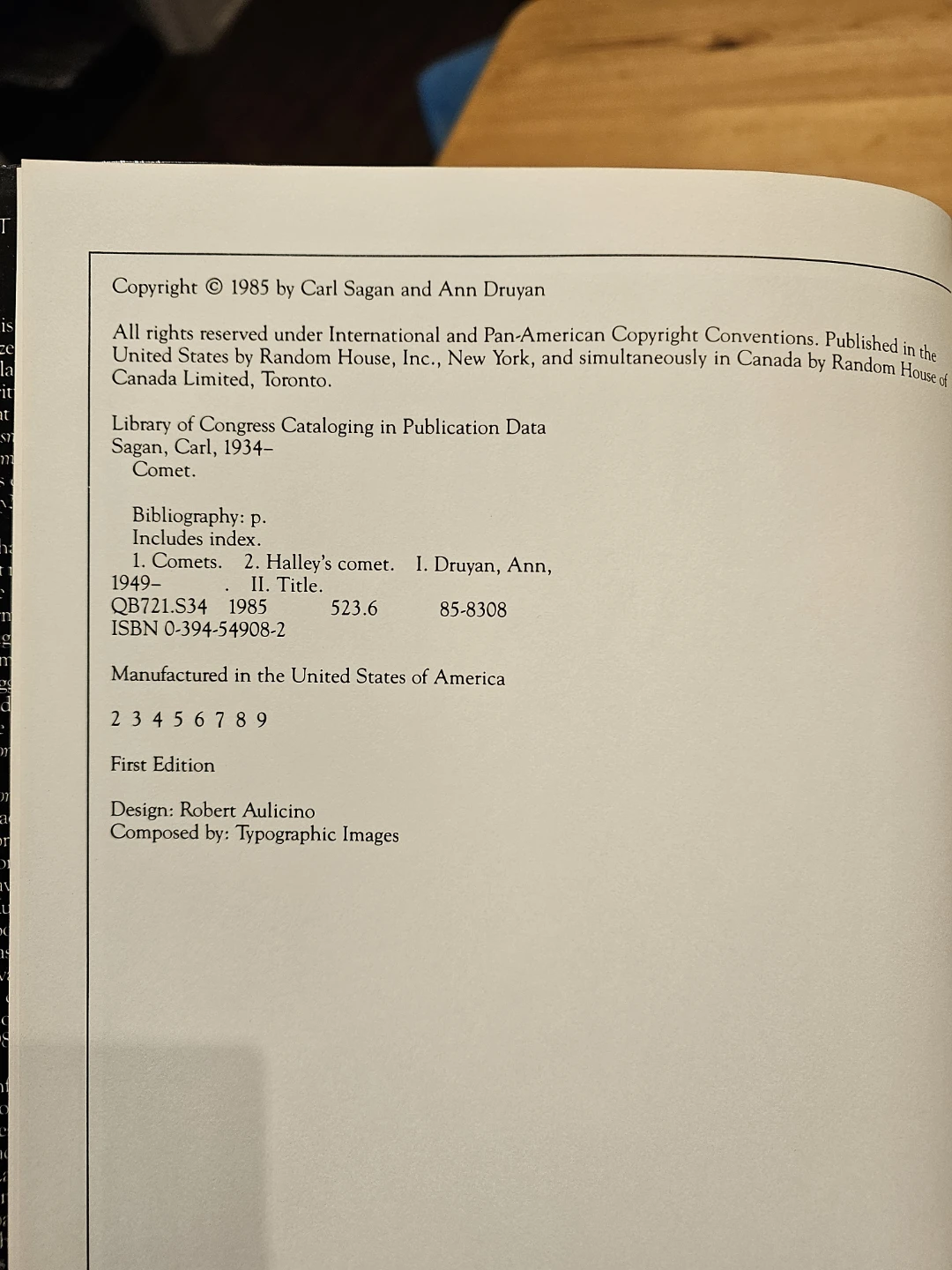 Comet by Carl Sagan and Ann Druyan - First Edition - photo 5