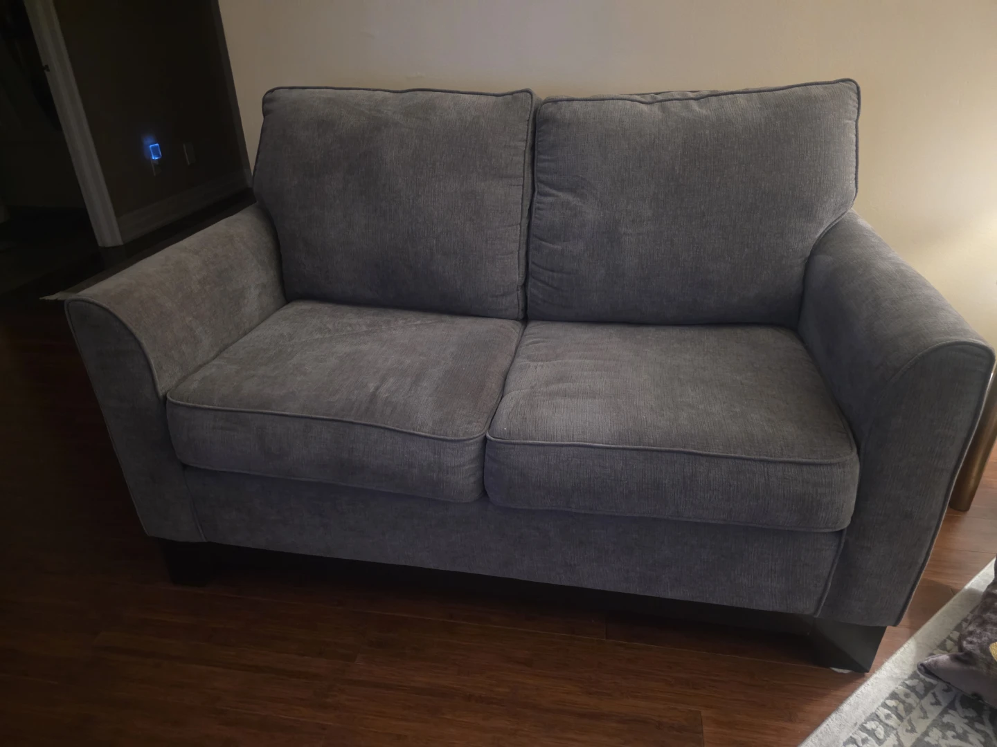 Grey Loveseat Sofa