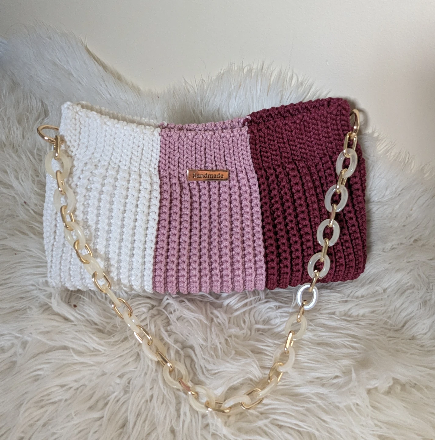 Handmade crochet Shoulder Bag - Unique Design - photo 3