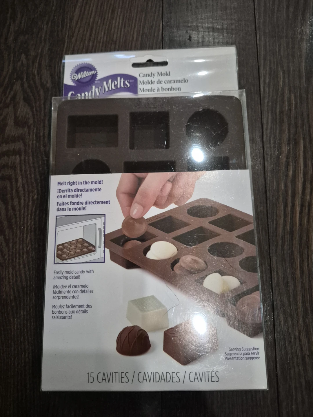 Wilton Candy Melts Candy Mold - 15 Cavities
