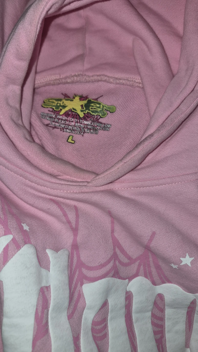 Pink Hoodie Size L - photo 3