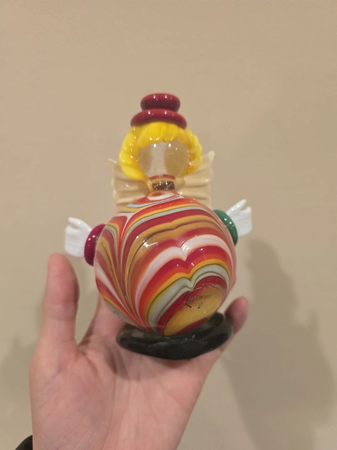 Handblown Murano Made in Italy Glass Clown - photo 3