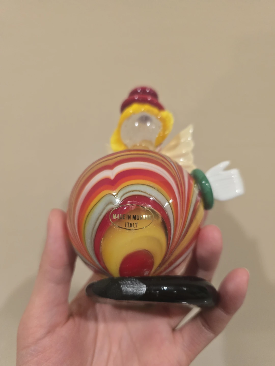 Handblown Murano Made in Italy Glass Clown - photo 4