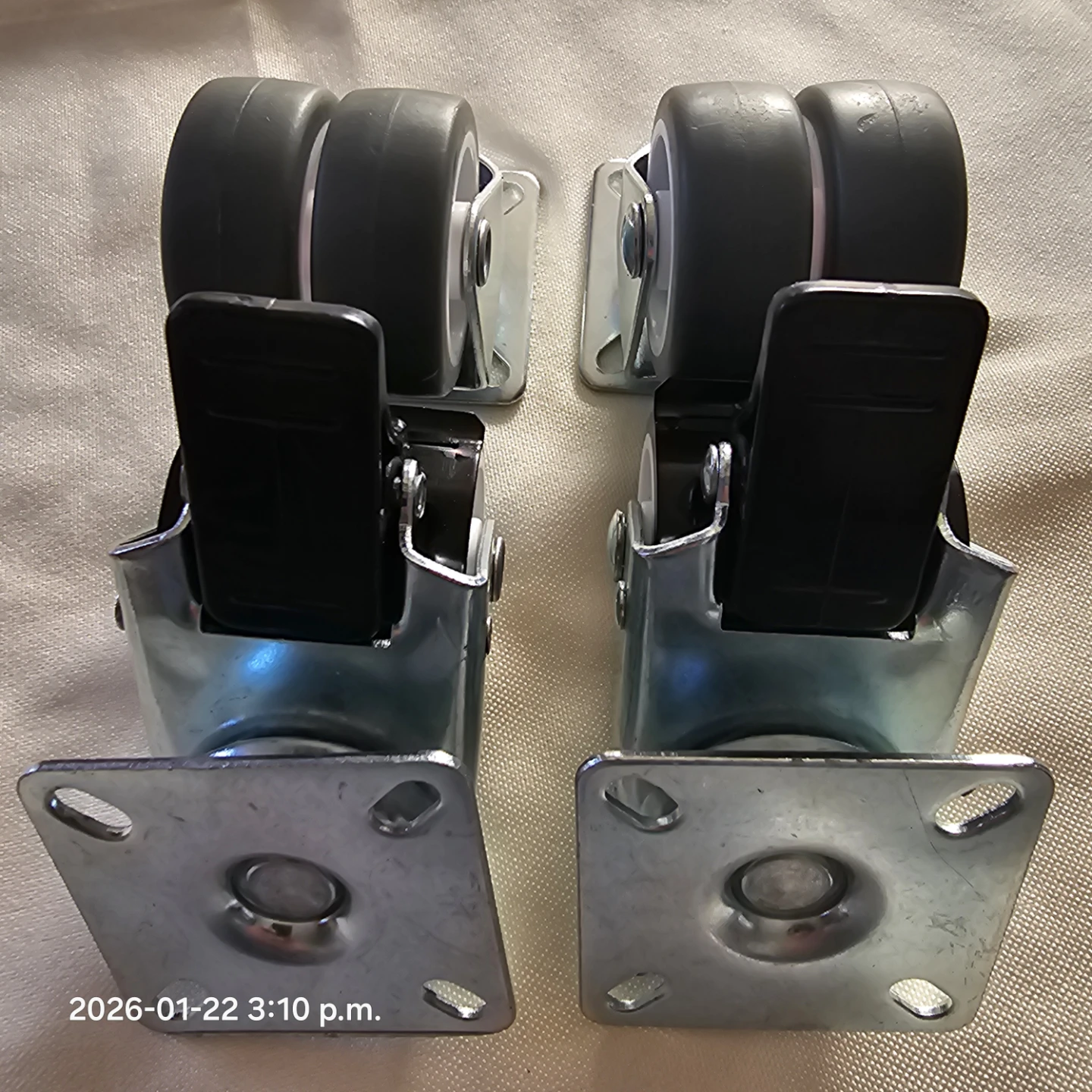 HOLKIE 2 inch Swivel Caster Wheels Set of 4