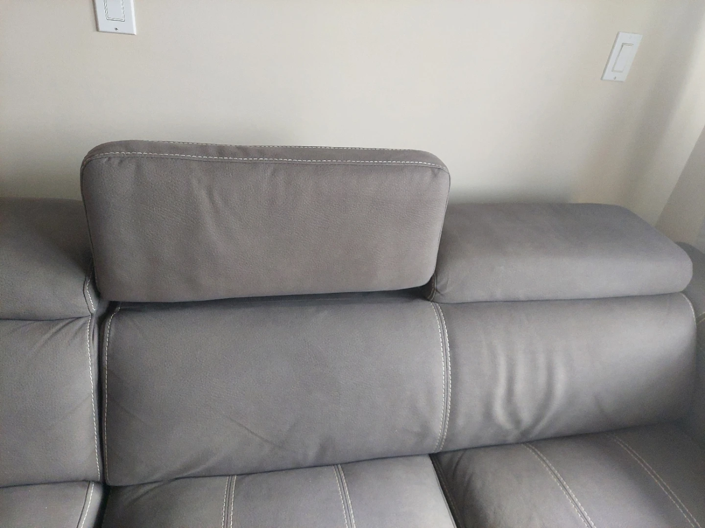 Grey Sectional Sofa with Storage - photo 3