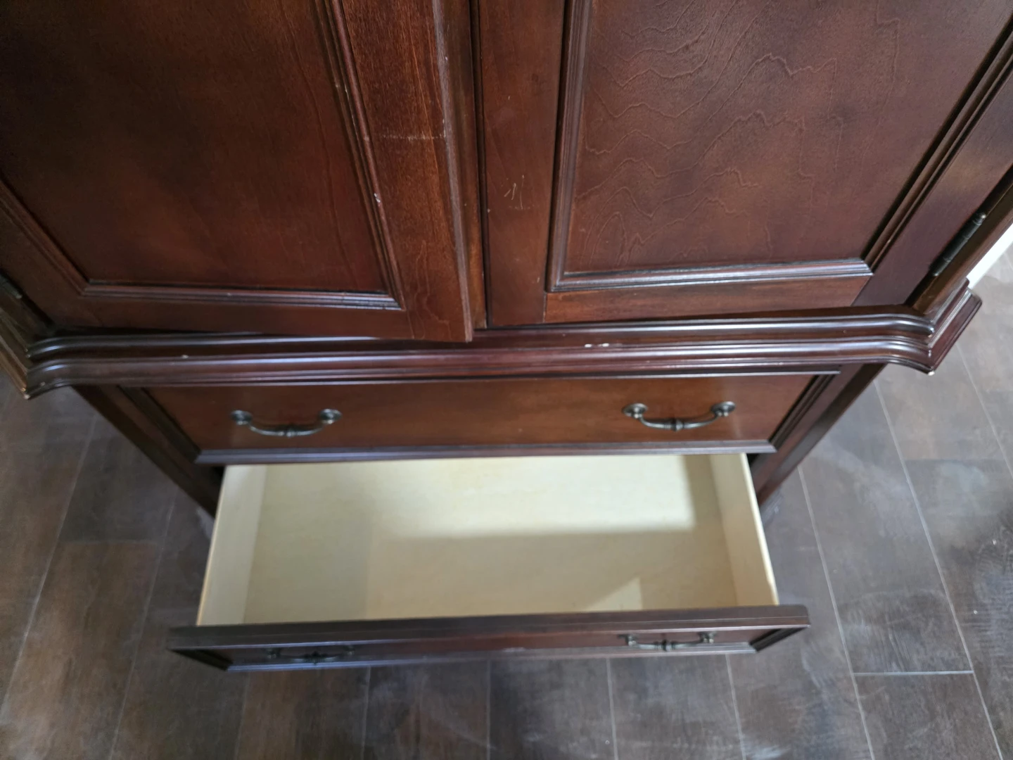 Wooden Armoire Wardrobe with Drawers - photo 4