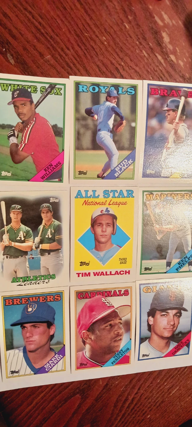 Lot of  9 × Topps 1988. Major League Baseball Cards - photo 3