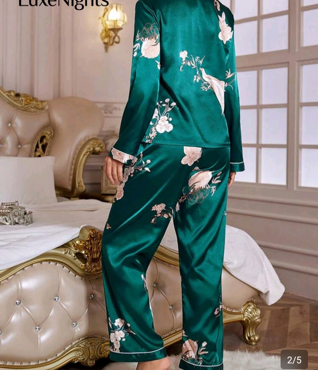 ✨ Luxury Satin Pajama Set  (new- never been worn) - photo 3
