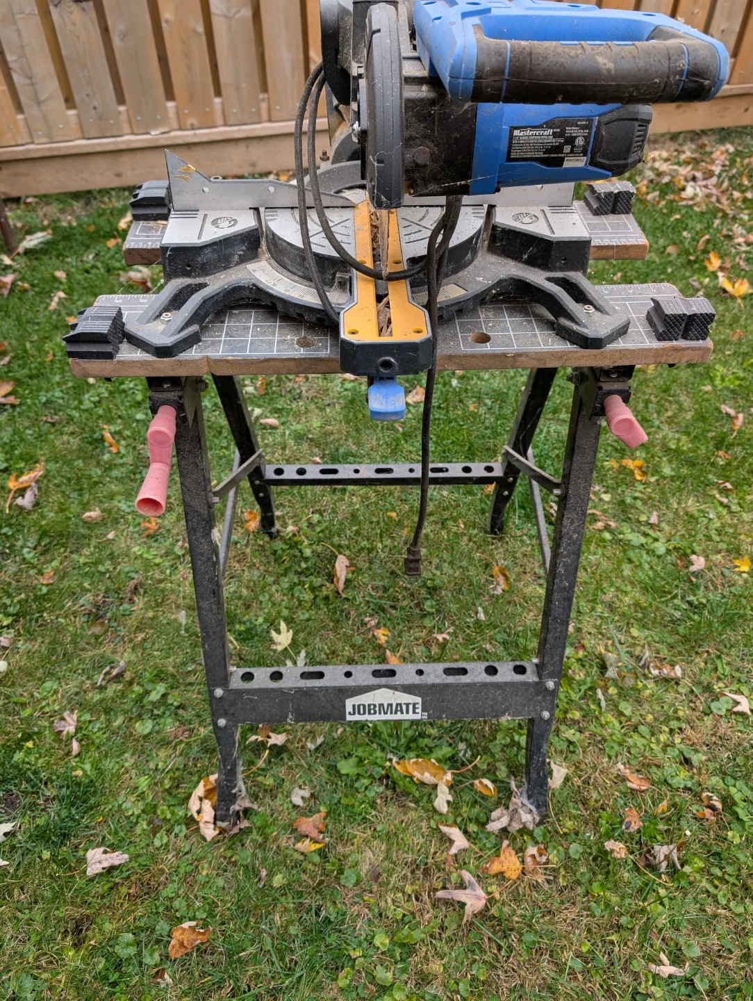 Mastercraft Miter Saw with Jobmate Stand - photo 3