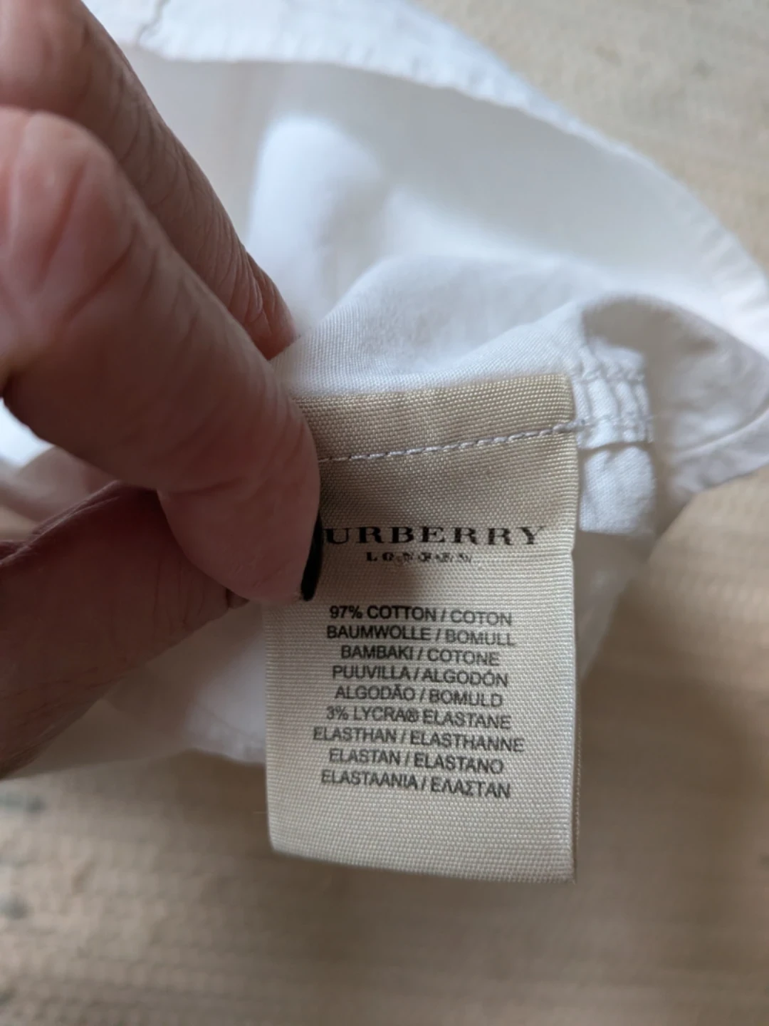 Burberry London White Button up blouse - photo 5