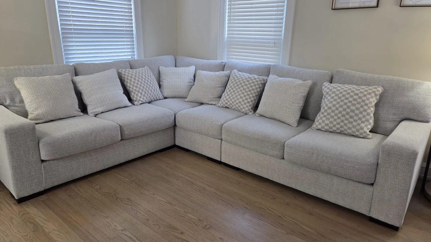 Light Gray Sectional Sofa