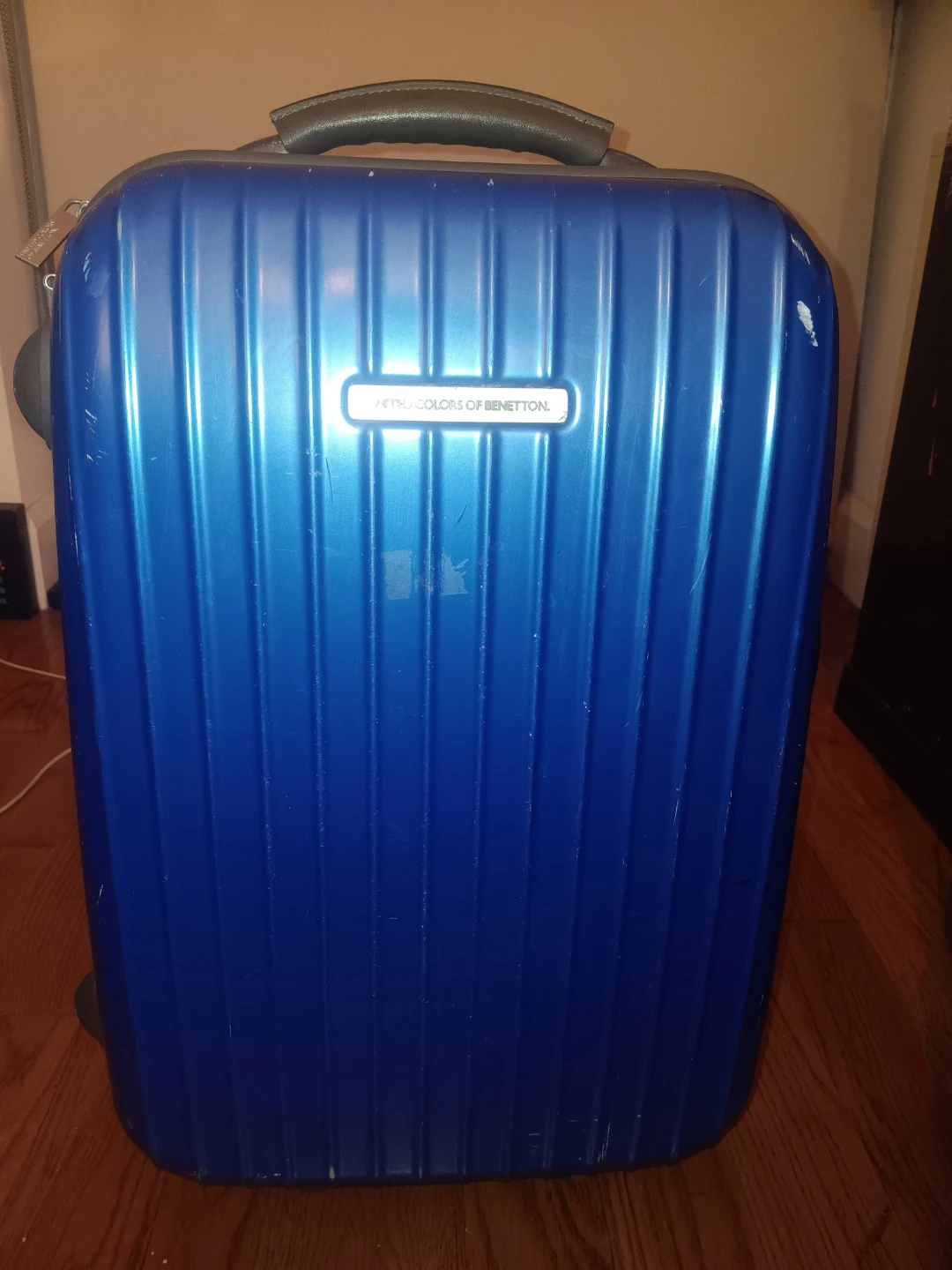 United Colors of Benetton Blue Carry-on Suitcase
