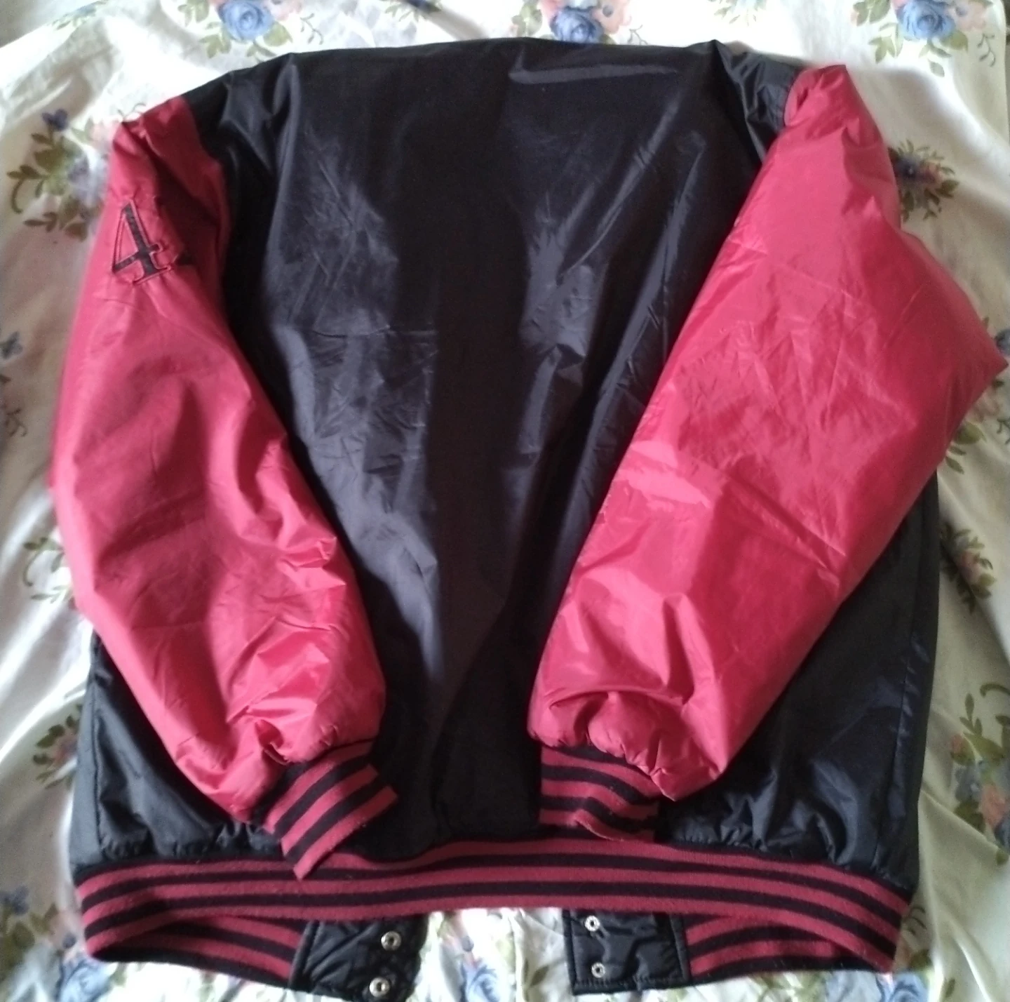 Fourcast Black and Red Varsity Jacket (XL) - photo 2