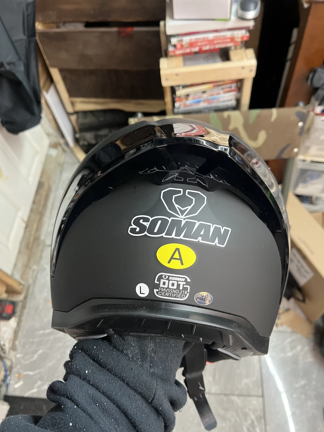 Soman Motorcycle Helmet - Size L - photo 2