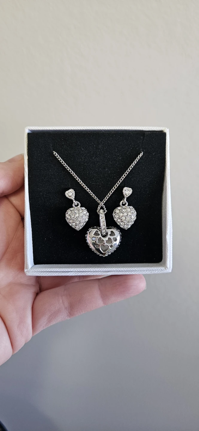 Earrings and necklace set - photo 2