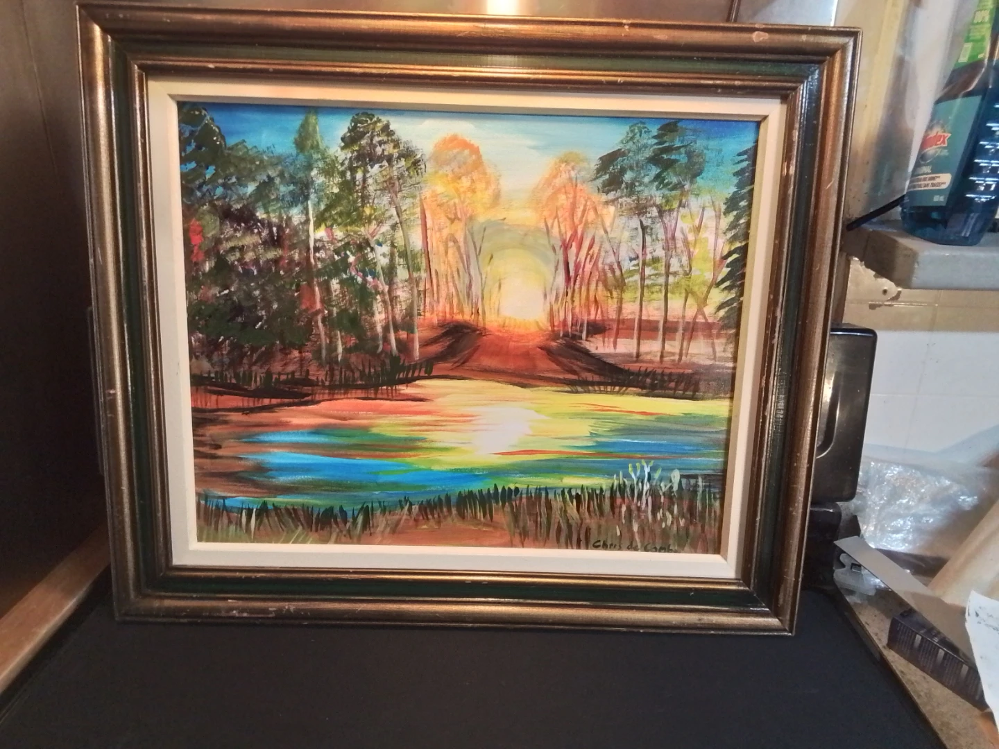 Niagara on the Lake Artist Chris De Combe Signed 25x21"
