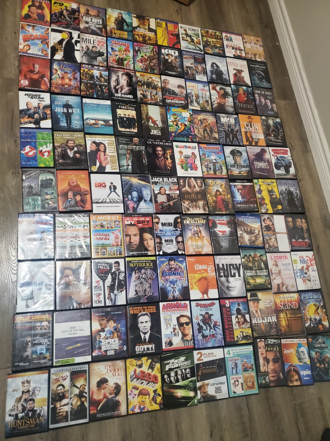 110 Collection of DVD movies