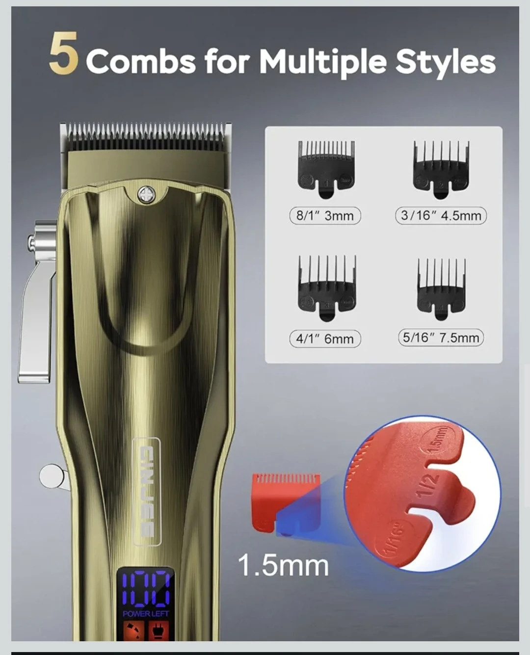Hair trimmer men's - photo 3