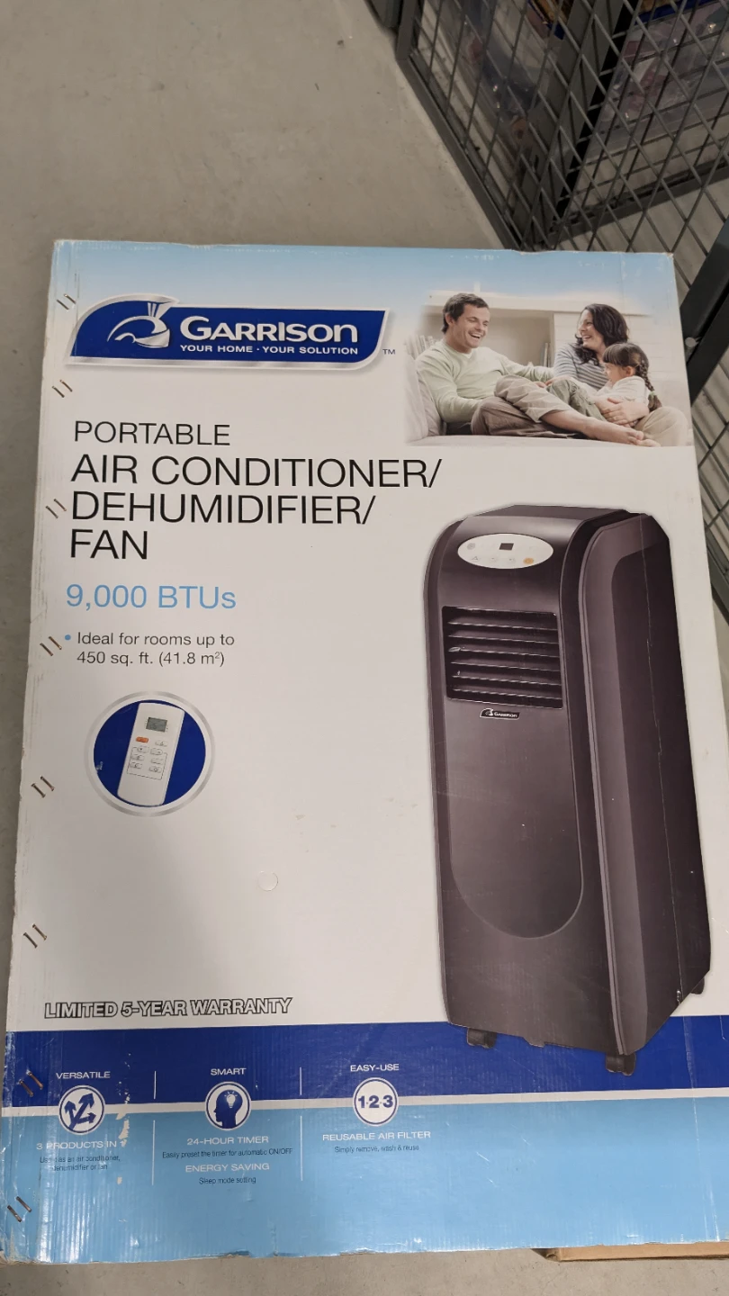 Garrison 9,000 BTU Portable Air Conditioner/Dehumidifier/Fan - photo 3