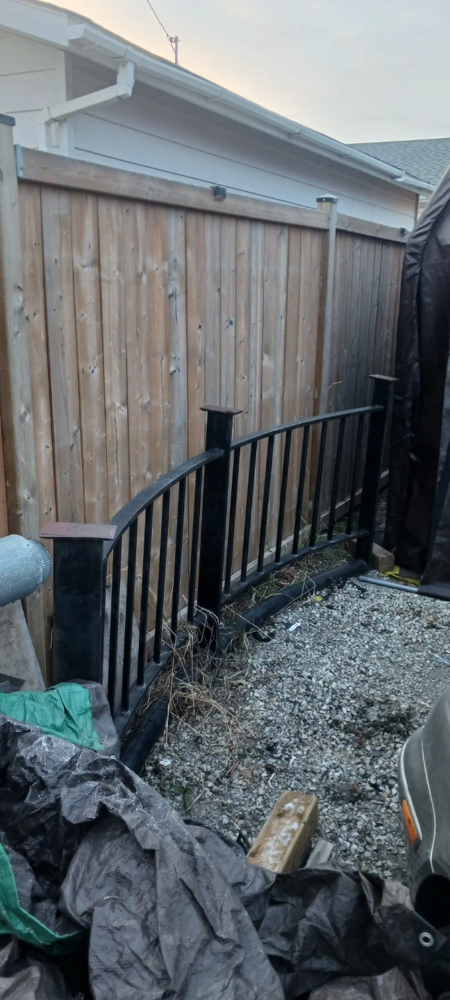 Black Metal Garden Gate