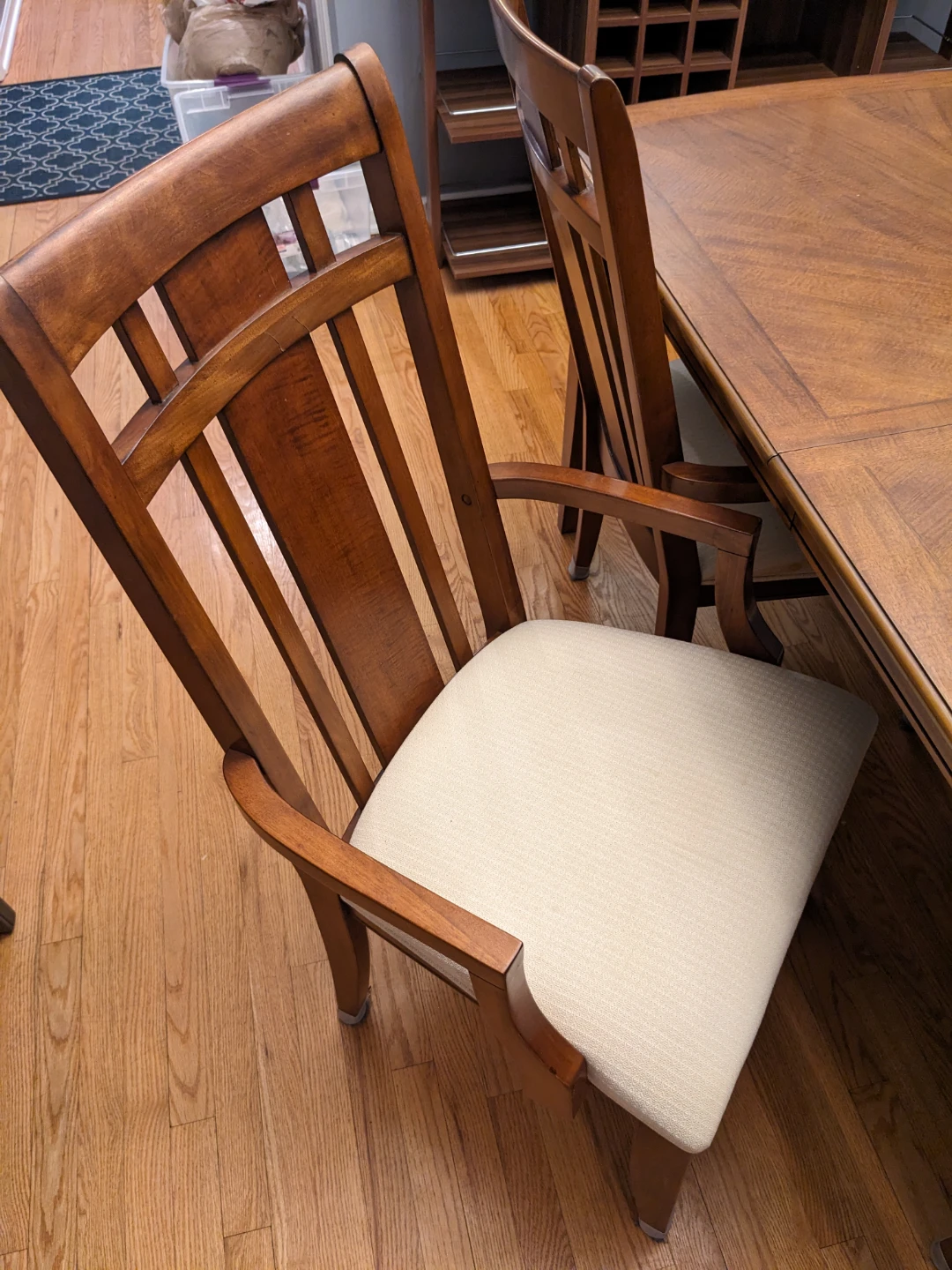 Wooden Dining Table with 6 Chairs - photo 4