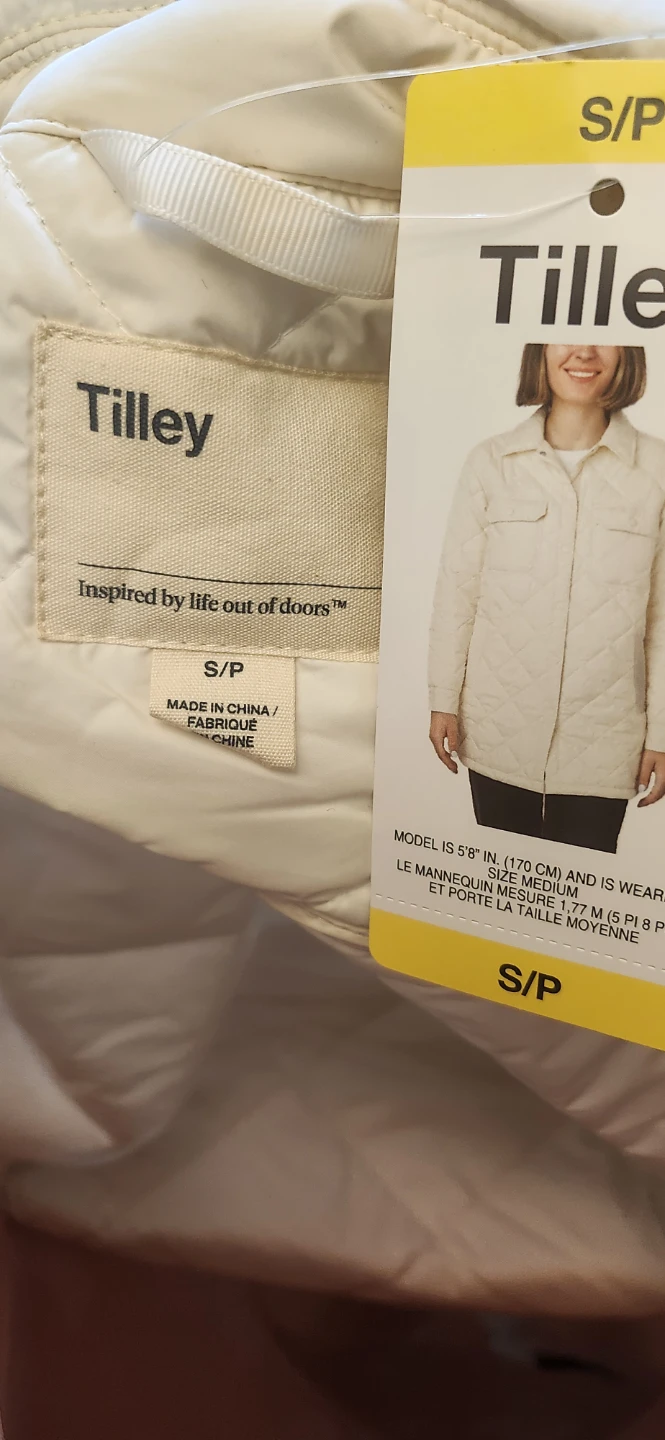 Tilley Quilted Shirt Jacket - Size S/P - New with Tags - photo 3