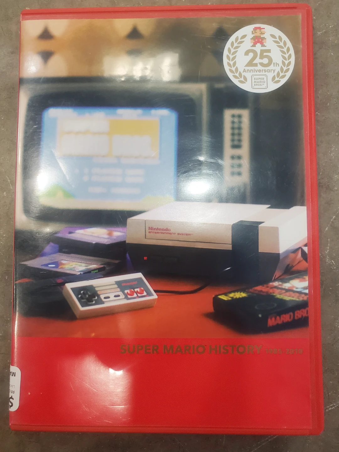 Super Mario History 1985-2010 Wii audio soundtrack CD