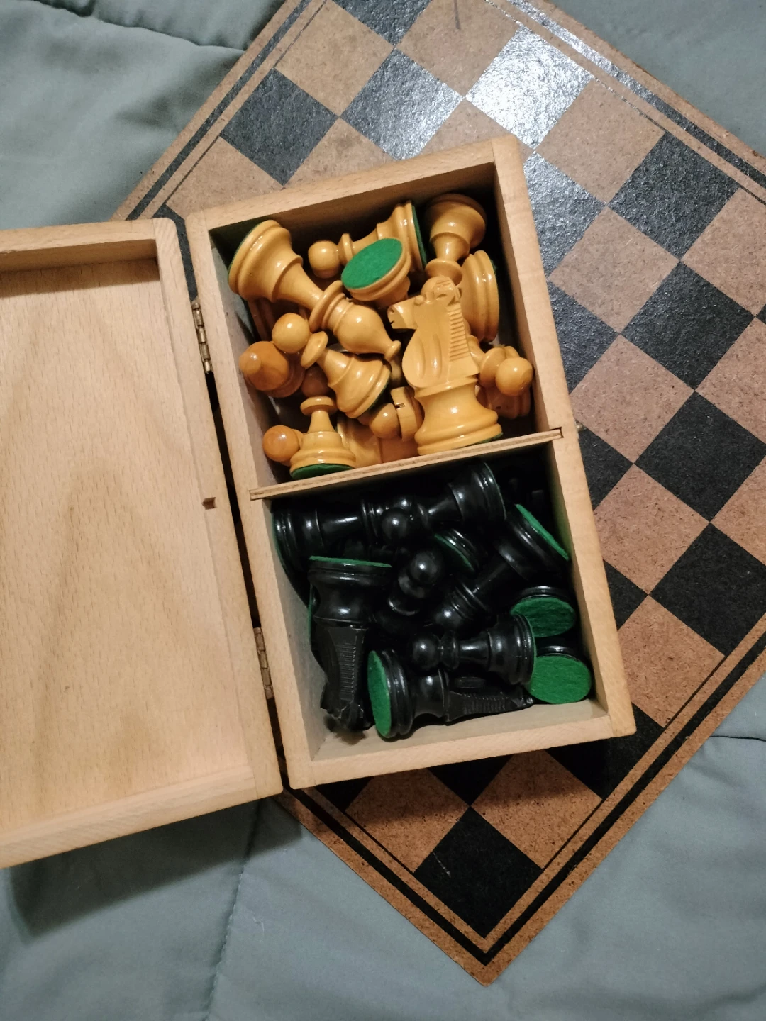 Wooden Chess Set with Board and Pieces - photo 2