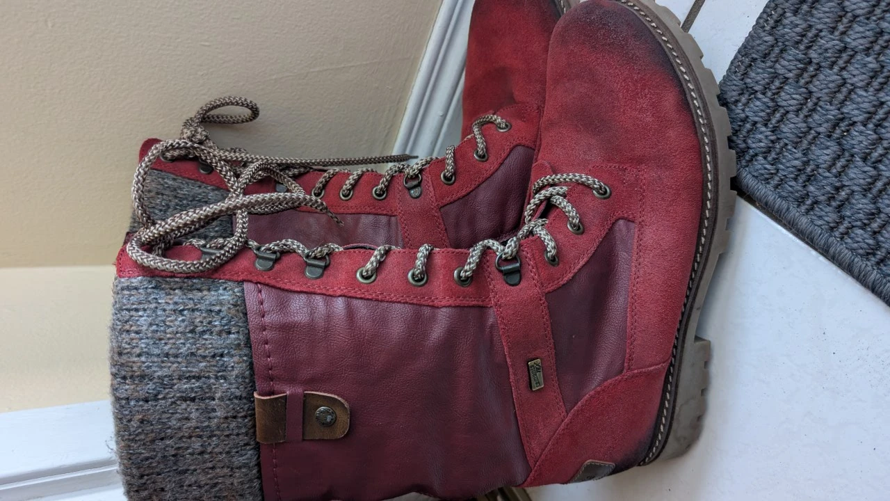 Remonte Red Winter Boots - Size 40 - photo 3