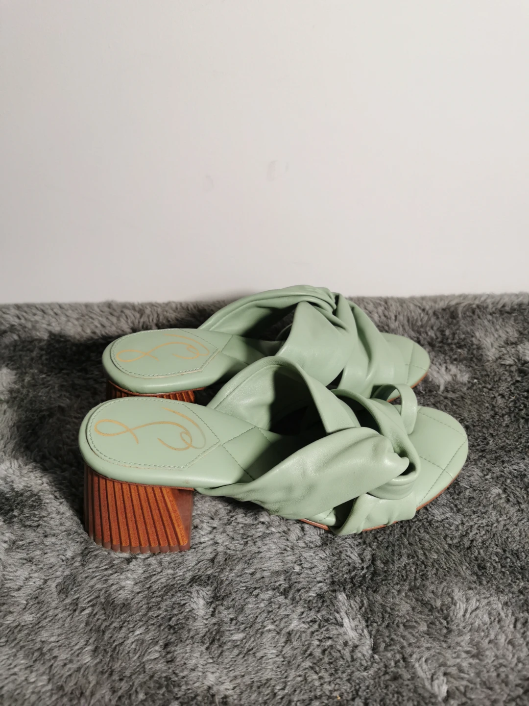 Sam Edelman knotted heeled sandals, size 6 - photo 2
