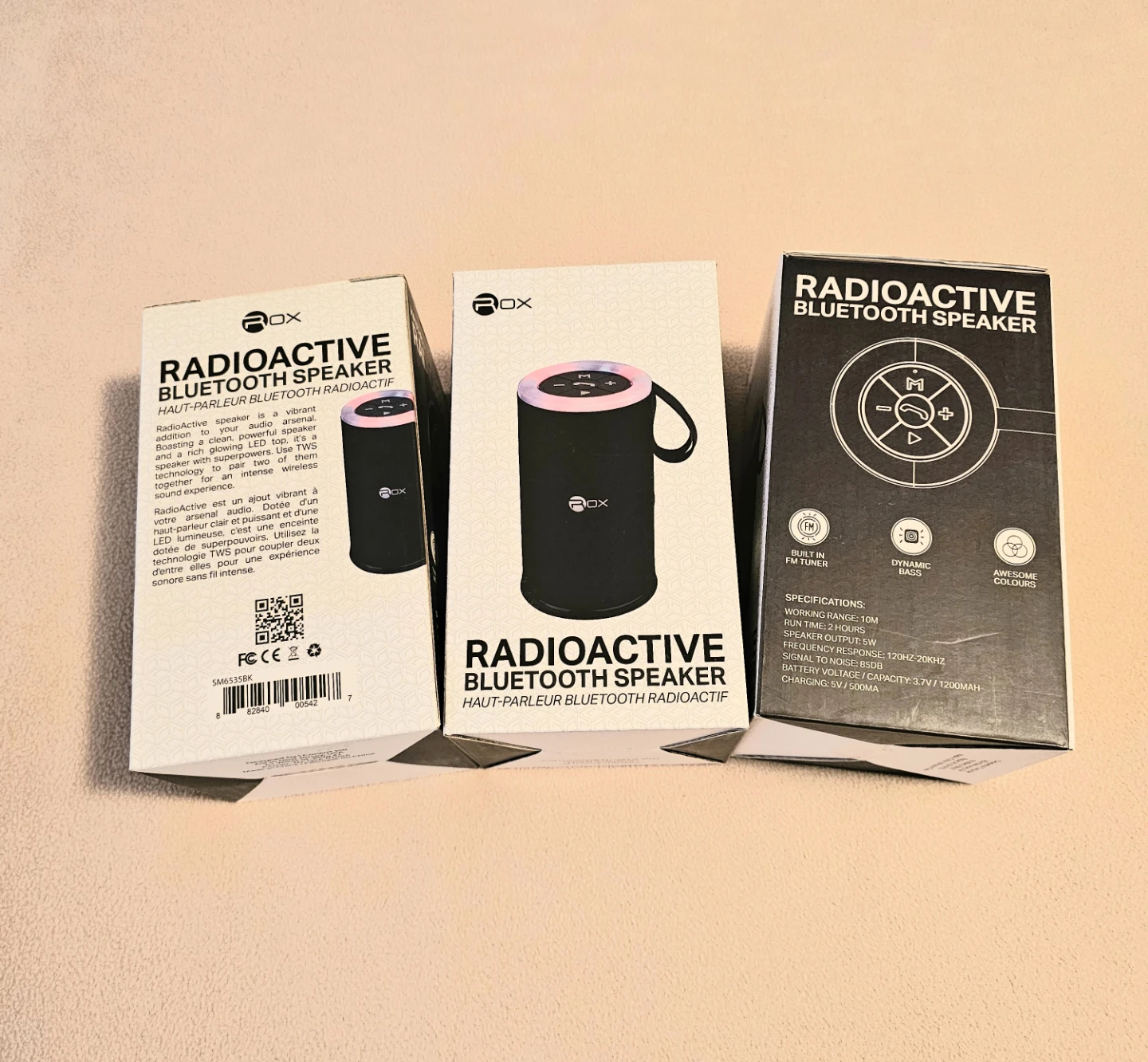 NEW Rox Radioactive Bluetooth Speaker $8