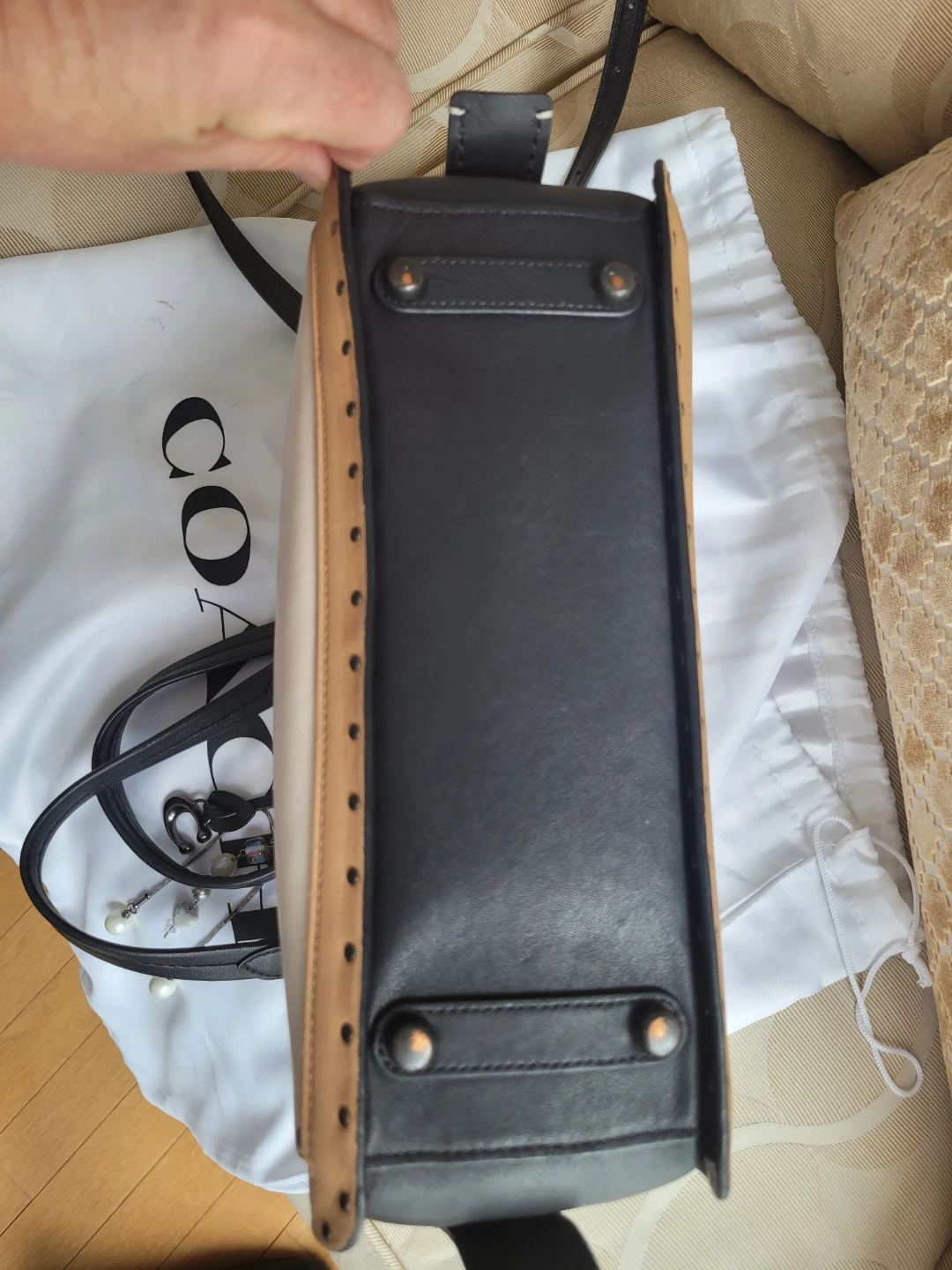 Authentic Coach Tri Colour Dreamer Handbag - photo 5