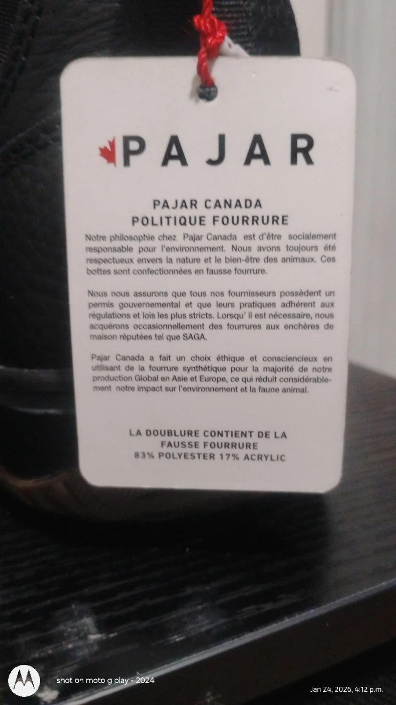 Pajar Canada Black Leather Ankle Boots - photo 4