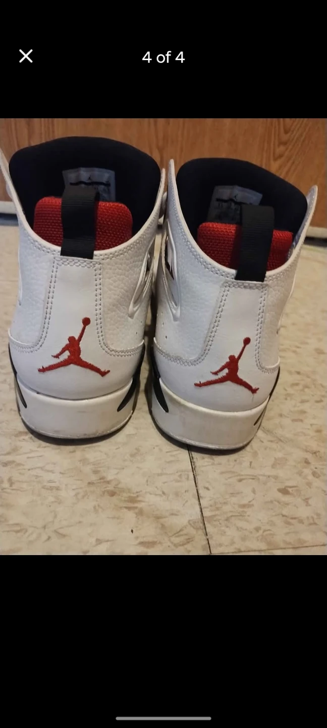 Air Jordan Flight 45 High White/Red - photo 3
