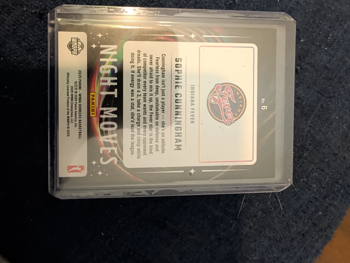 Sophie Cunningham Indiana Fever Basketball Card