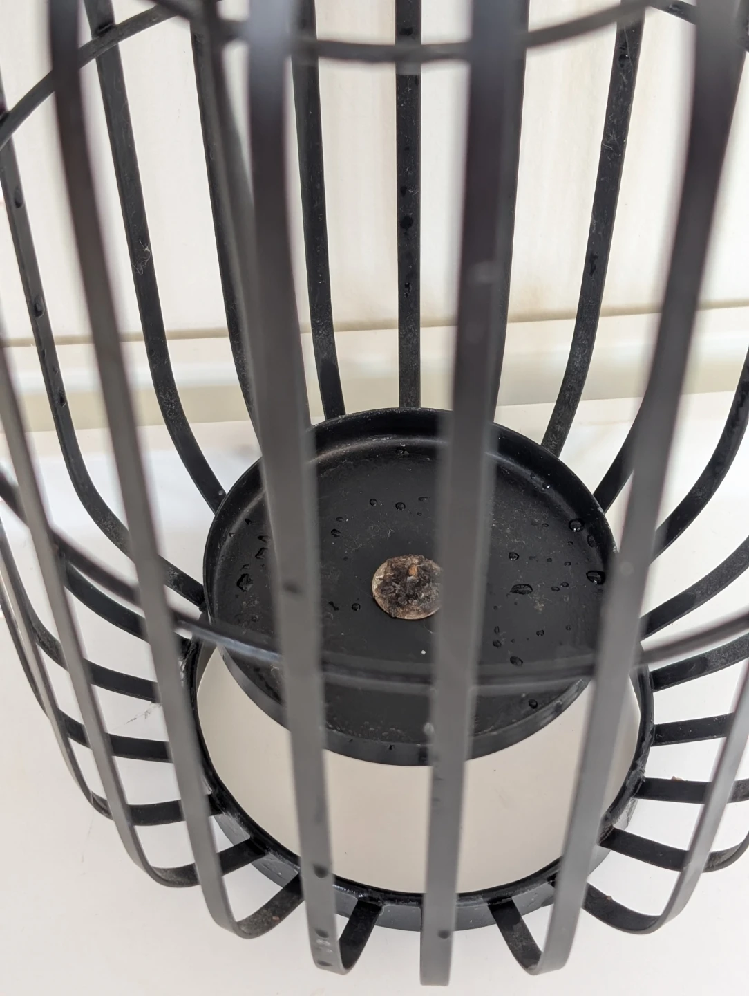Black Metal Candle Lantern - 14" Tall 🥕 - photo 2